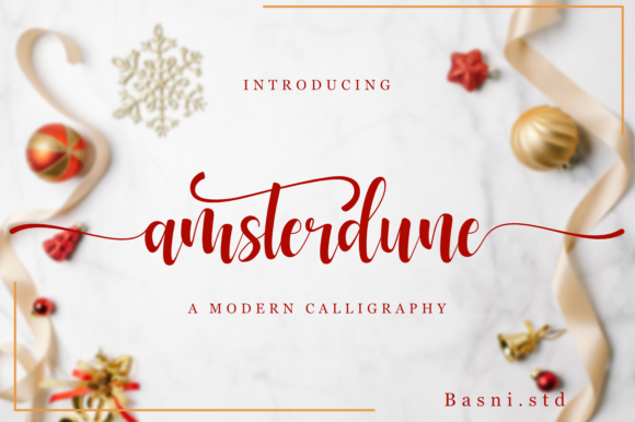 Amsterdune: A Refined Script Font for Thoughtful Digital Branding