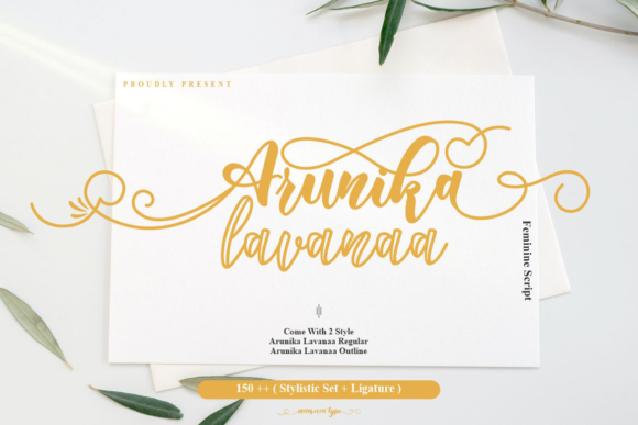 Arunika Lavanaa: A Romantic Handwritten Font for Editorial Warmth