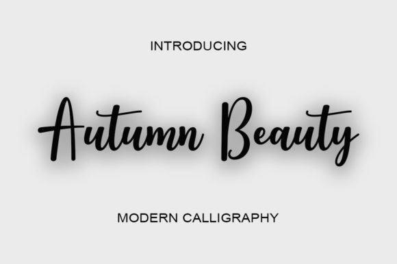 Autumn Beauty Font: A Warm, Elegant Display Typeface for Campaign Visuals