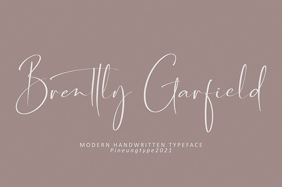 Brently Garfield: A Refined Script Font for Digital Branding