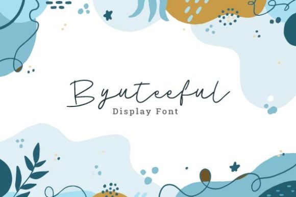 Byuteeful: A Delicate Handwritten Font for Romantic Brand Moments