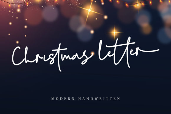 Christmas Letter: A Script Font That Elevates Digital Design