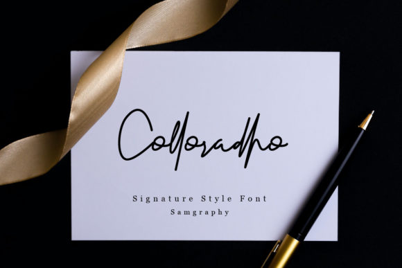 Colloradho: The Elegant Script Font That Elevates Brand Messaging