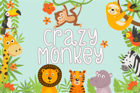 Crazy Monkey: A Whimsical Handwritten Font for Real Business Branding