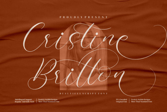 Cristine Britton: A Timeless Script Font for Crafters and Designers