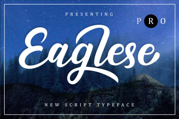 Eaglese Pro: A Handwritten Display Font That Cuts Through the Feed
