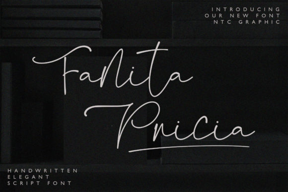 Fanita Pricia: A Script Font That Makes Your Brand Feel Thoughtful & Timeless