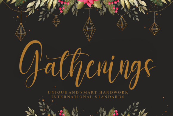 Gatherings: A Script Font That Adds Warmth to Branding