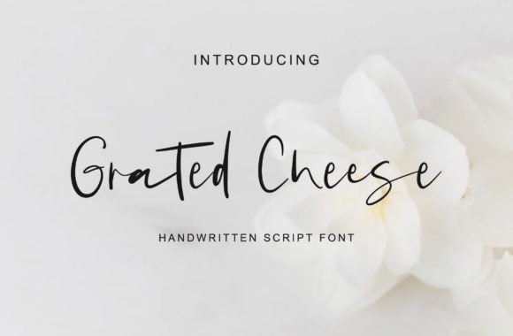 Grated Cheese: A Script Font for Digital Design