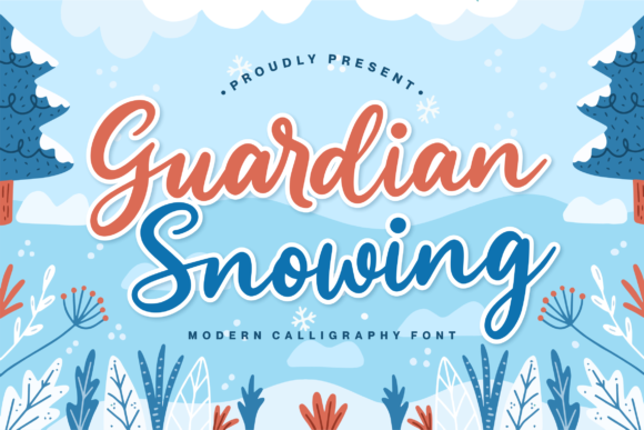 Guardian Snowing: A Script Font That Elevates Your Brand Gracefully