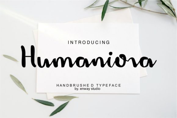 Humaniora Handbrush: A Script Font for Heartfelt Campaigns