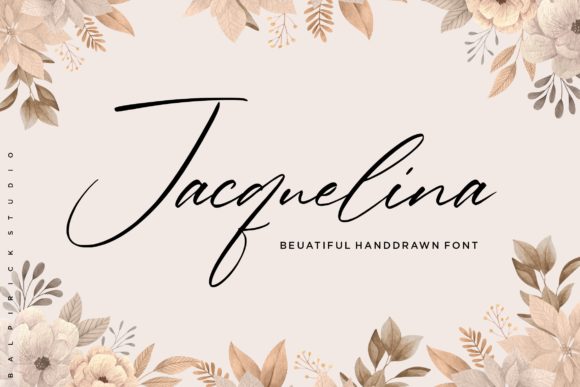 Jacquelina: A Graceful Script Font for Small Business Branding