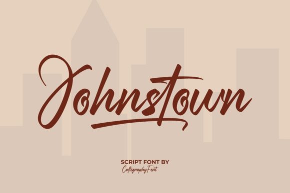 Johnstown: A Chic Handwritten Font for Makers
