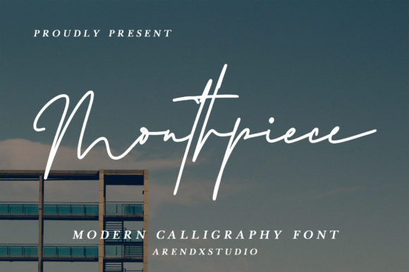 Mouthpiece: A Modern Script Font That Cuts Through the Feed