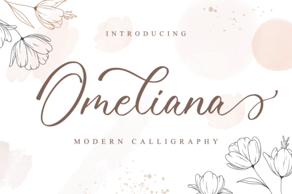 Omeliana Handwritten Font for Crafters & Sellers