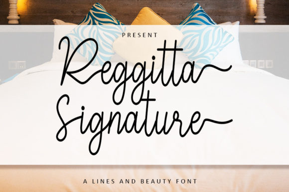 Reggitta Signature: A Handwritten Font That Elevates Real Small Business Branding