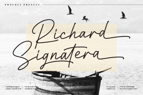 Richard Signatera: A Script Font with Timeless Charm