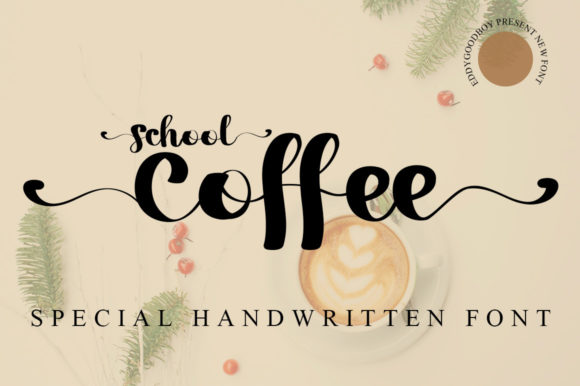 School Coffee: A Sweet Handwritten Font for Makers