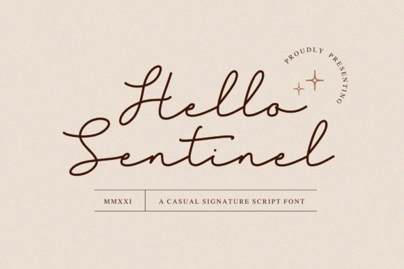 Sentinel: A Premium Script Font That Elevates Real Business Branding