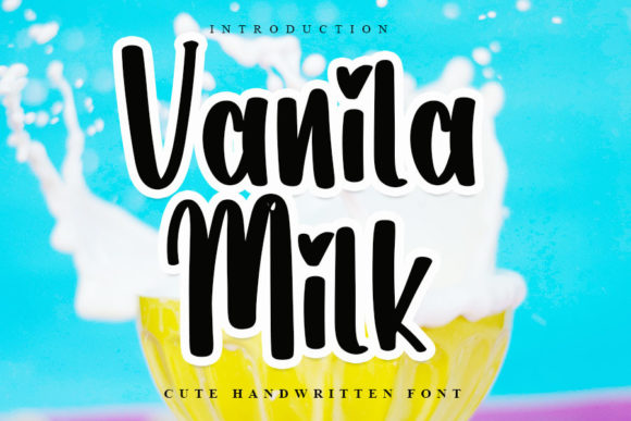 Vanila Milk: A Timeless Script Font for Digital Design