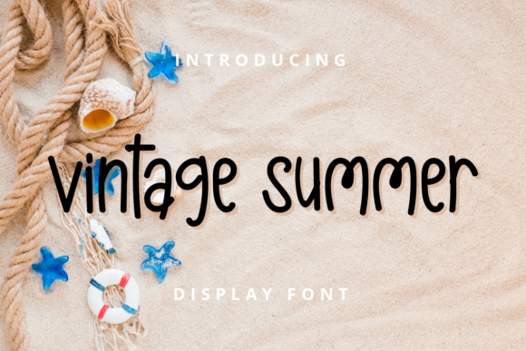 Vintage Summer: A Graceful Script Font for Brand Warmth