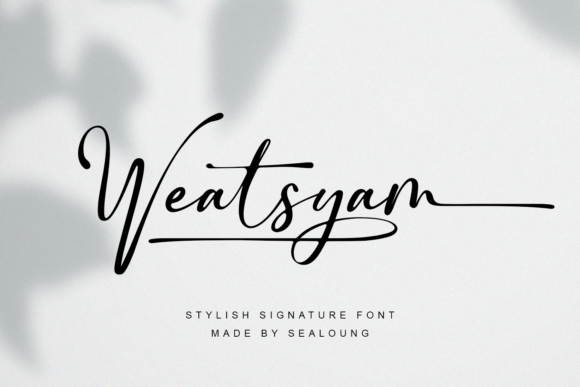 Weatsyam: A Handwritten Font That Builds Trust & Personality